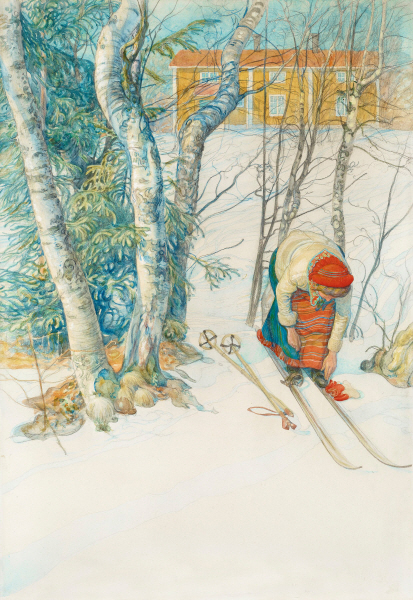 Carl Larsson - skidloperskan