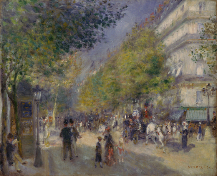 Pierre-Auguste Renoir - French - The Grands Boulevards