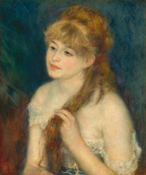 Pierre-Auguste Renoir - Young Woman Braiding Her Hair
