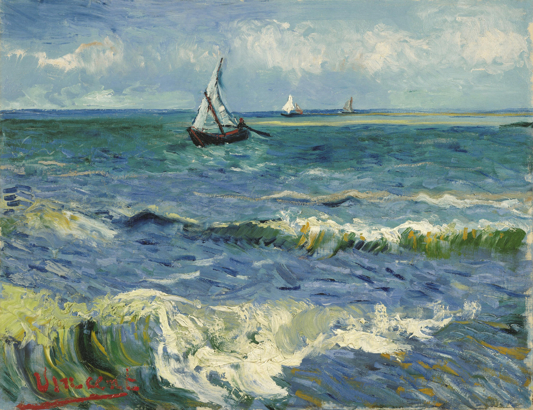 Vincent van Gogh - Zeegezicht bij Les Saintes-Maries-de-la-Mer