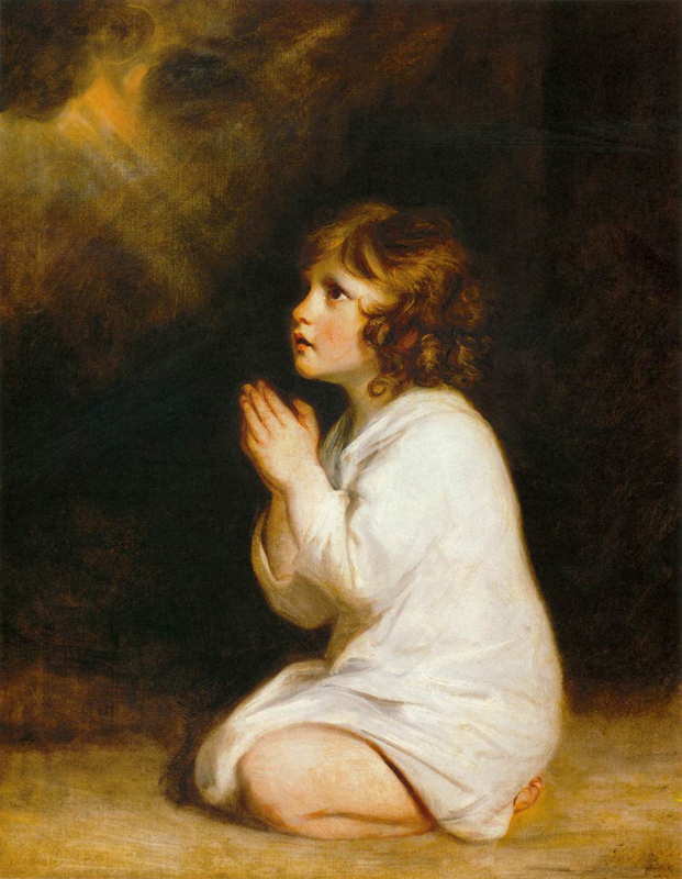 Sir Joshua Reynolds - Infant Samuel at Prayer
