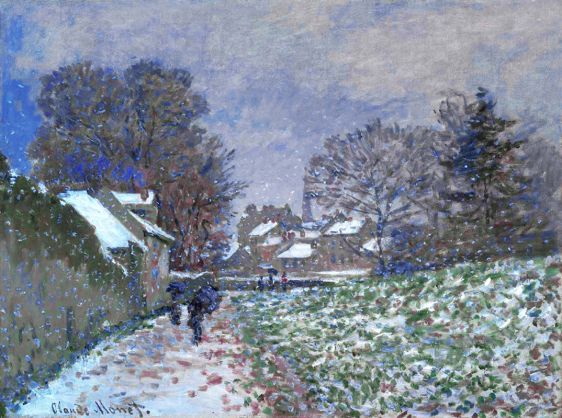 Claude Monet - Snow at Argenteuil