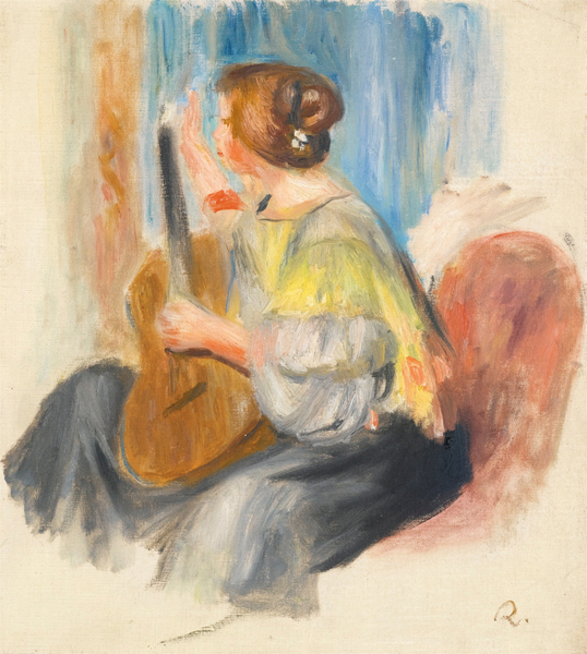 Pierre-Auguste Renoir - LA GUITARISTE (2)