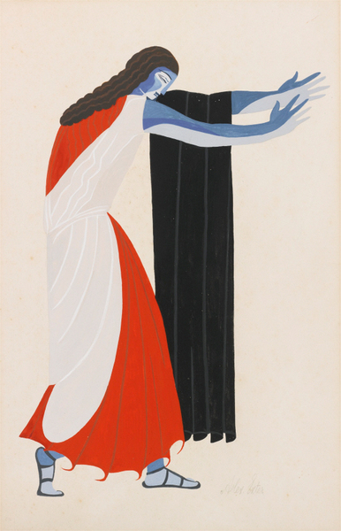 Alexandra Exter - COSTUME DESIGN FOR SEVEN AGAINST THEBES 1882–1949