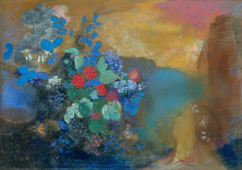Odilon Redon, Ophelia among the Flowers, The National Gallery, London