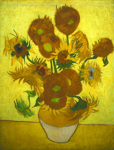 Vincent van Gogh - Still Life - Vase with Fourteen Sunflowers, 1889-7