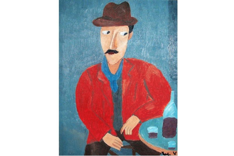 Amedeo Modigliani - Copia di un dipinto di Amedeo Modigliani