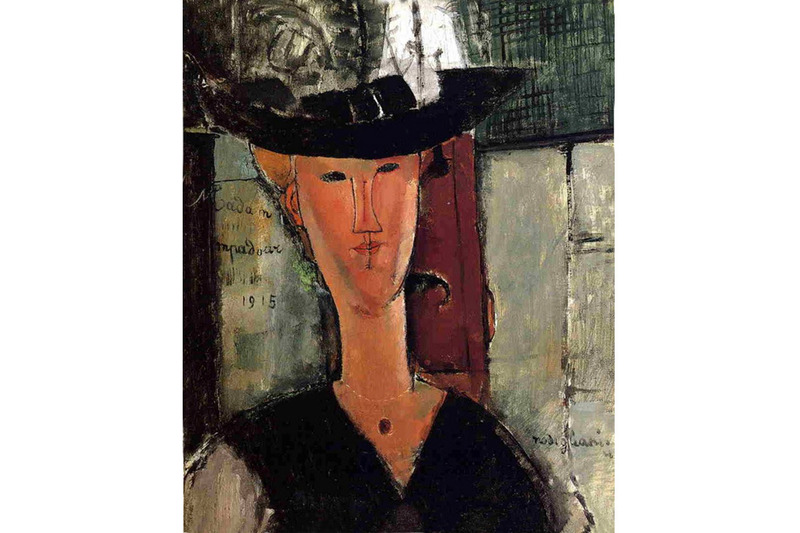 Amedeo Modigliani‬ - Madame Pompadour 1914