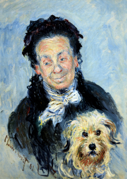 Claude Monet - portrait of eugenie graff madame paul