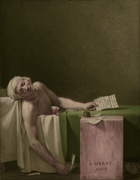 Jacques-Louis David - Marat assassinated