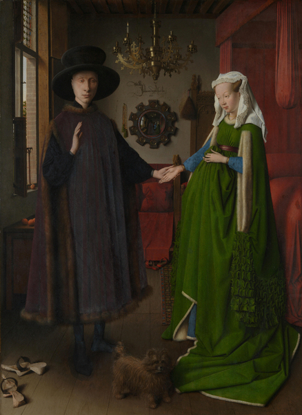 Jan van Eyck - Portrait of Giovanni Arnolfini and his Wife