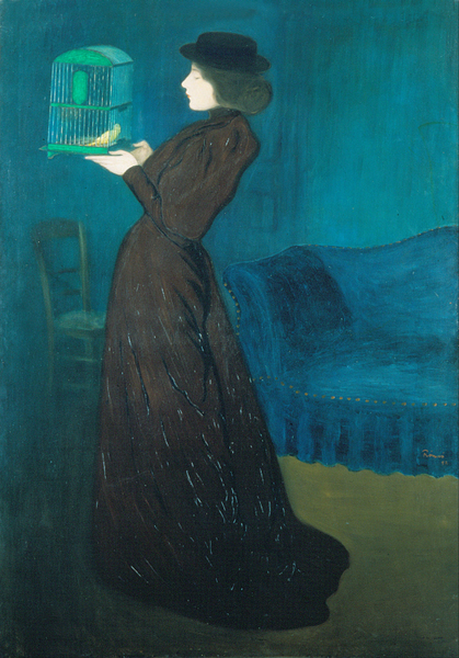 József Rippl-Rónai - Woman with a Birdcage