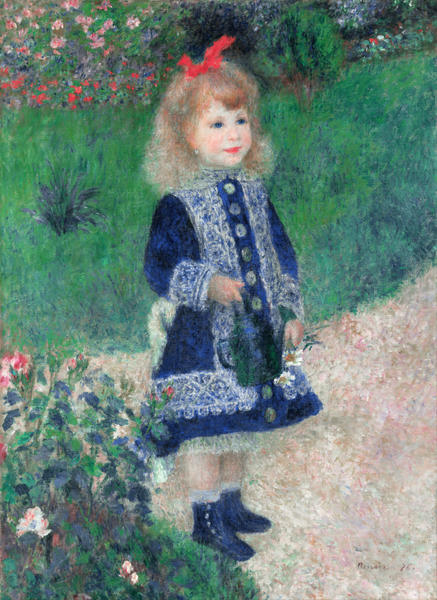 Pierre-Auguste Renoir - A Girl with a Watering Can