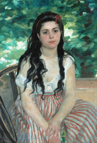 Pierre-Auguste Renoir - En été - La bohémienne