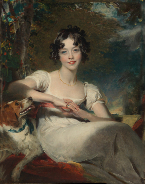 Sir Thomas Lawrence - Lady Maria Conyngham (died 1843)(92.1 x 71.8 cm)