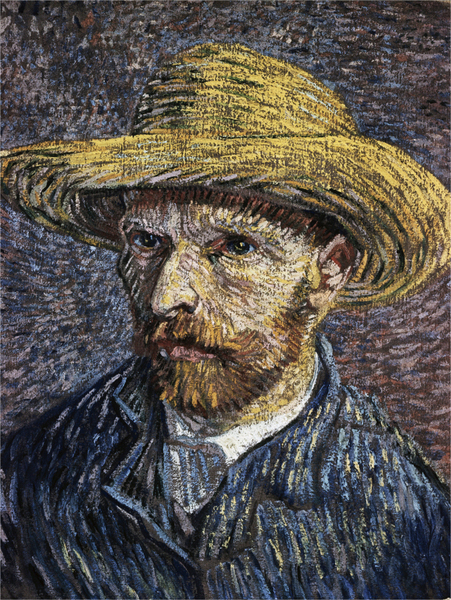 Vincent van Gogh - Self-Portrait with Straw Hat