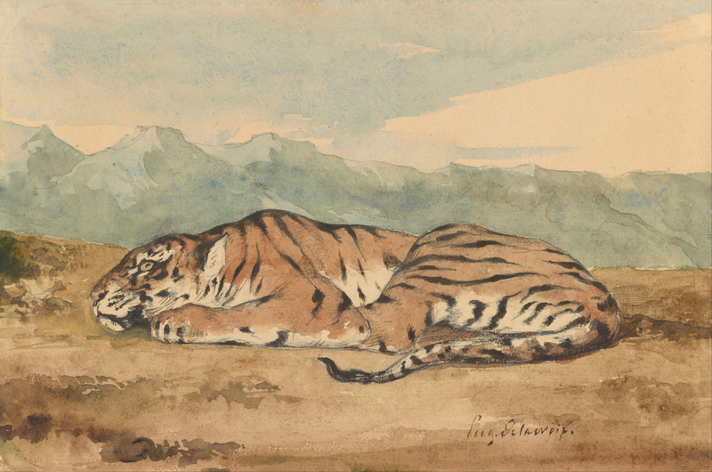 Eugène Delacroix - Royal Tiger