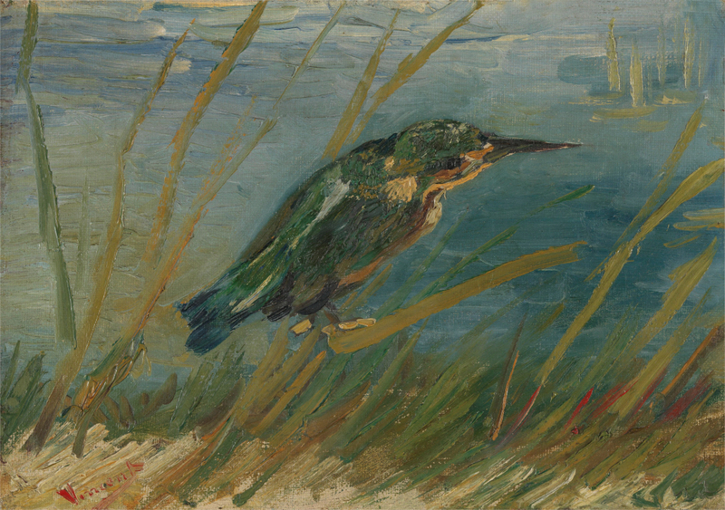 Vincent van Gogh - Kingfisher by the Waterside