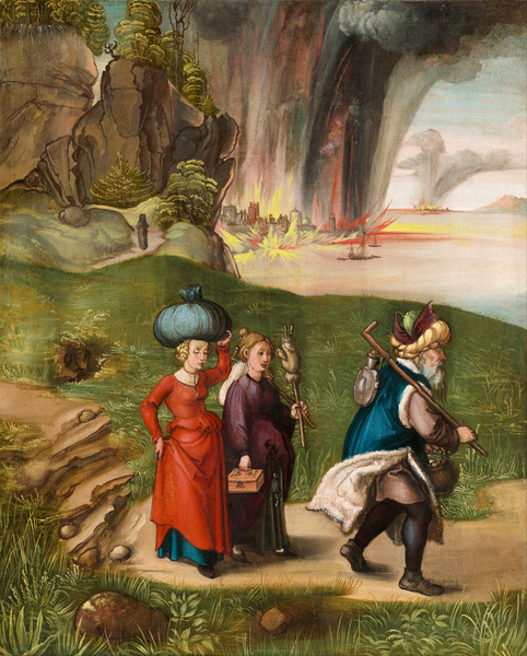 Albrecht Dürer - Lot and His Daughters (reverse)